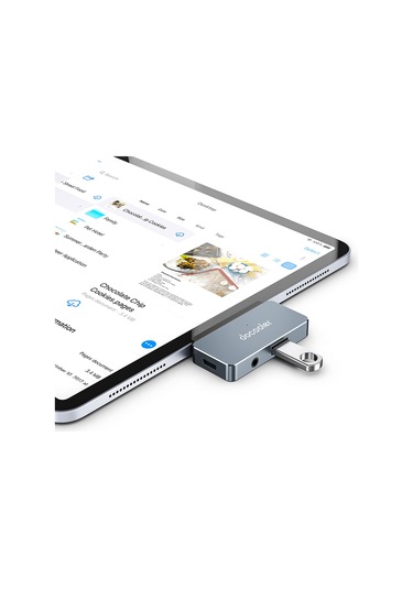 Geeksen Type-c 4 Lü Hub: Usb3.0, Hd, 3.5mm Ses Girişi İpad Pro Uyumlu