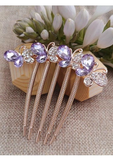 Villovatik Mariana Anahtar Topaç Yelek Shish - Mor Cam 153135826 Diğer