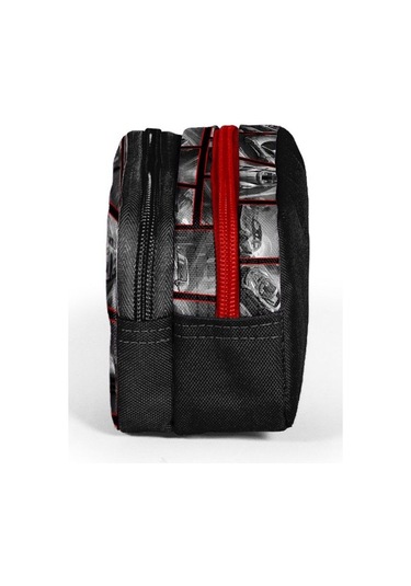 Coral High Siyah Yarış Rabası Baskılı Erkek Çocuk İki Gözlü İlkokul Kalemliği Çok Renkli