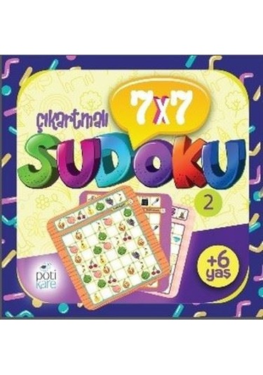 7x7 Çıkartmalı Sudoku 2 - Komisyon - Pötikare Yayınları