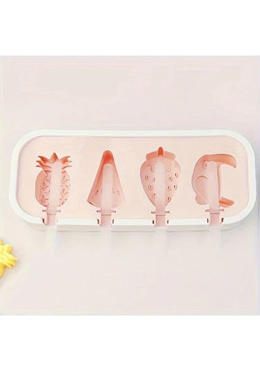 Willowhaven Pembe Dıy Dondurma Kalıbı Meyve Hayvan Şekilleri Elektriksiz Kolay Temizlenir