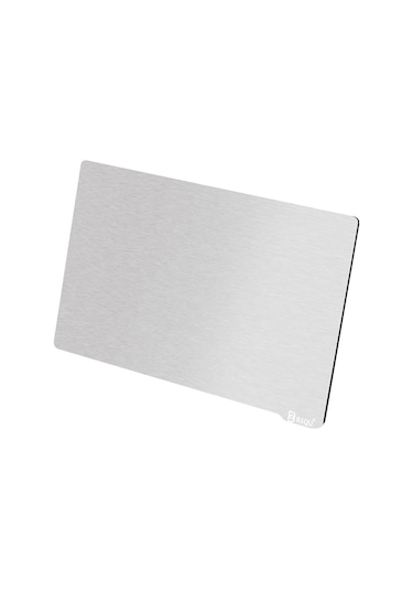 Qingmipy Creality Ld-002h Uyumlu 138x85mm 3d Yazıcı Aksesuarı: 0.4mm Yaylı Çelik Plaka + 1.5mm Yumuşak Mıknatıs Levha