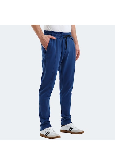 Slazenger VURAL Erkek Cepli Dar Paça Indigo Eşofman Altı