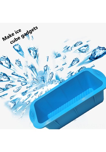 Springsun Geniş Kapasiteli 3.5l Silikon Buz Kalıbı - Kolay Çıkarma Özelliği, Ev Ve Ticari Kullanım, Modern Tasarım Kuzey Avrupa Gri Diğer