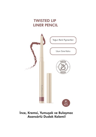 Farmasi Dudak Kalemi 01 Cool Mauve