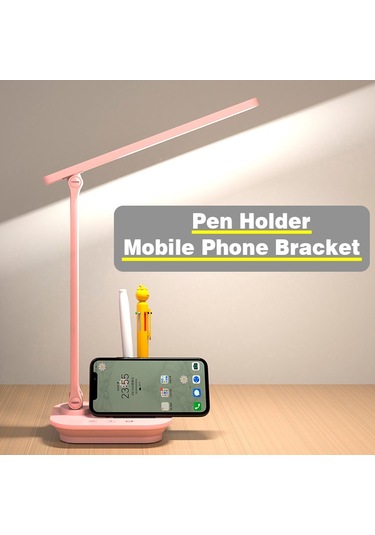 Cbtx Tb-87slı Pille Çalışan Katlanır Led Işık  Gece Lambası Kalem Tutuculu - Siyah