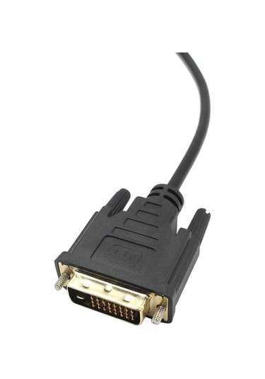 Fortunelane 1.8m Siyah Dp-dvı Hdmı Kablo, 1080p Full Hd, Kolay Bağlantı, Ekran/proje İçin