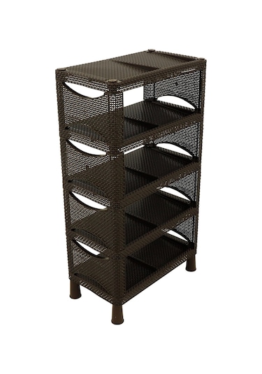 Galleon Design Rixo Ayakkabılık Örgü Kahverengi