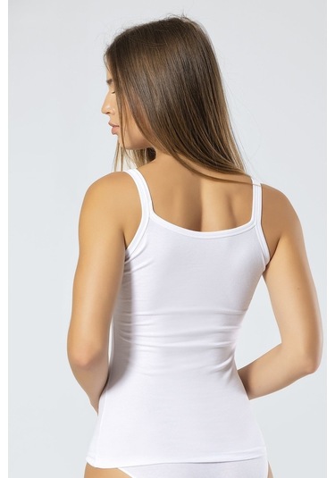 Kadın Likralı Pamuklu Askılı Atlet (526665073)