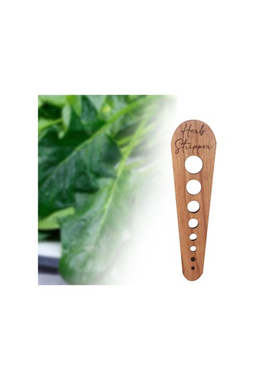 Homyl Bitki Striptizci Ahşap Yaprak Sıyırma Aracı Şefler Kahverengi