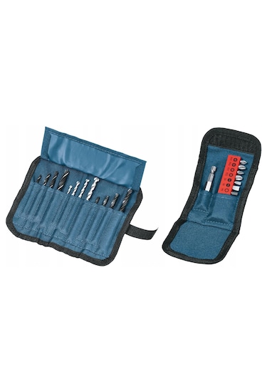 Bosch Professional GSB 185-Li 2.0 Ah Tek Akülü Kömürsüz Motor Darbeli Matkap + 23 Parça Aksesuar Set - 06019K3102