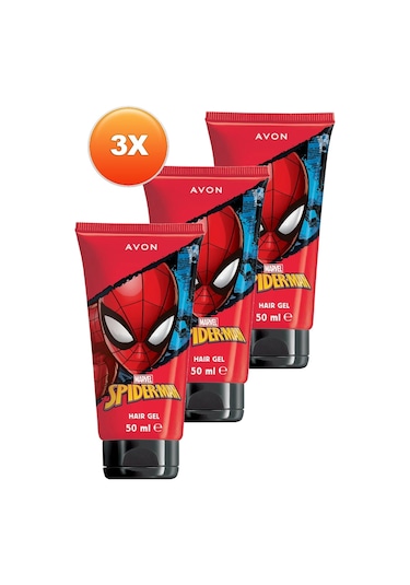 Avon Marvel Spider Man Saç Jölesi 3 x 50 ML