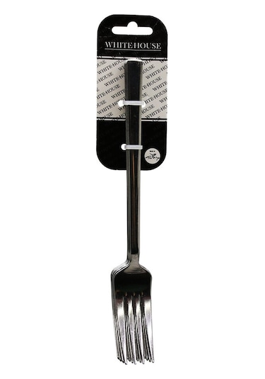 6 Parça Eko Çubuk Sade Metal Yemek Çatal 2mm