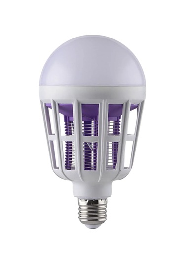 Yaozixa Led E27 9w Işık + 365nm Mor Işık, Otomatik Kaydırma, 3 Modlu, 175-265v, Akıllı Sinir Ve Sinek Öldürücü Aleti