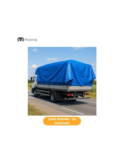 3x27 Metre Çadır Branda Su Geçirmez Otopark Ve Garaj Brandası 0