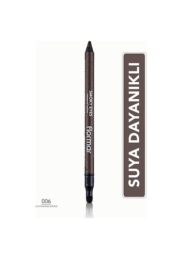 Flormar Smoky Eyes Gölgelendirme Başlıklı Kajal Göz Kalemi 006 Oustanding Bronz