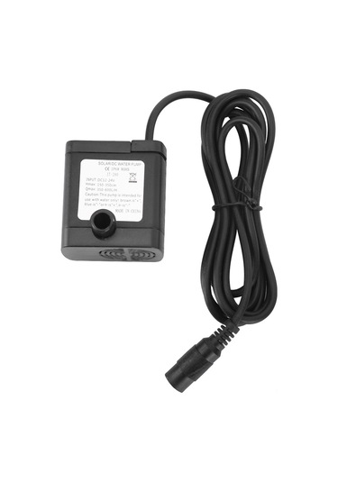 Folinda 24v Dc Güneş Enerjili Mini Su Pompası - 650l/h Akış Hızı, Paslanmaz Çelik Şaft, Sualtı Kullanıma Uygun, Akvaryum Ve Fontan İçin