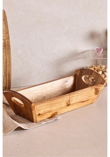 Akasya Ekmeklik 32x12 Cm Kahverengı Kahverengi