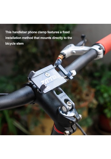 Ztto-sarsıntı Önleyici Bisiklet Telefon Tutucu Ayarlanabilir Y28960t Gri