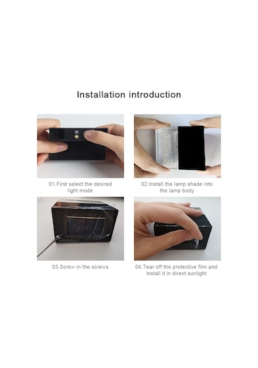 Sones 6 Pcs Led Güneş Enerjili Güverte Işığı Su Geçirmez Bahçe / Ev / Araba Yolu / Merdiven / Dış Duvar