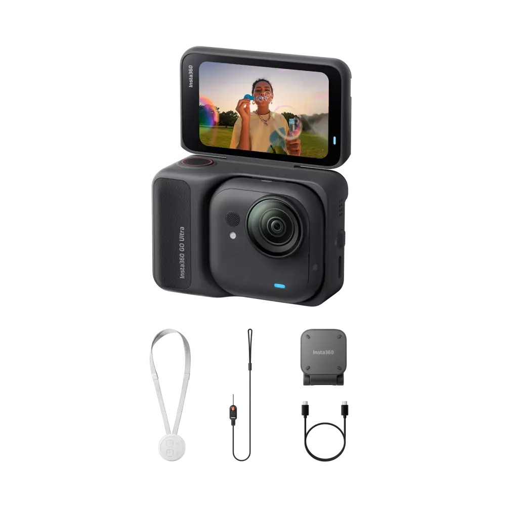 Insta360 Go Ultra Aksiyon Kamerası Gece Yarısı Siyahı