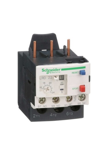Schneider Lrd22 Termik Röle,1no 1nc,16 24 A