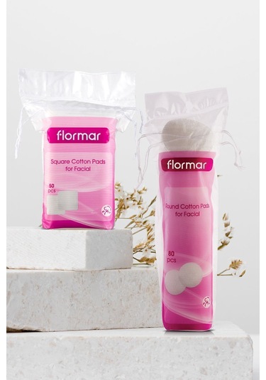 Flormar Yuvarlak 80'li Makyaj Temizleme Pamuğu - Cotton Pads - 001 - 8690604175031