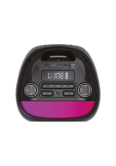 Rose Hp-2250 Partybox Kablosuz Çift El Mikrofonlu Sarjlı Bluetooth Dual 8 Hoparlör