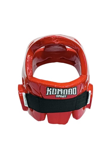 Komodo Sport Taekwondo Kapalı Camlı Mantar Kask Tkk-3001 Kırmızı