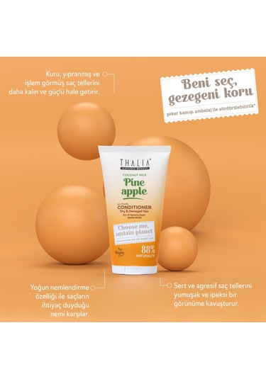 Thalia Ananas & Coconut Özlü Kuru & Yıpranmış Saçlara Özel Saç Kremi 150 ML