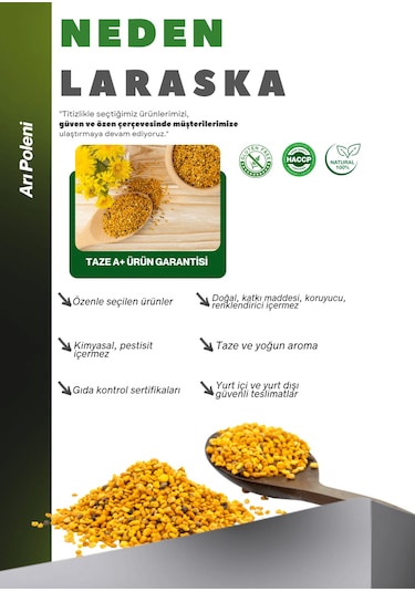 Arı Poleni 500g Kuru - Dried Bee Pollen 500g