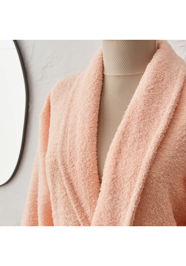 Karaca Home Judi %100 Pamuk Bornoz L/XL Blush Pudra