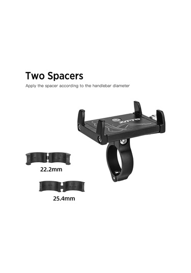 Monyee Alüminyum Bisiklet Telefon Tutucusu, 60-110mm Aralığında Uyumlu, Dağ Bisikleti, Elektrikli Bisiklet, Motosiklet İçin Dayanıklı Montaj