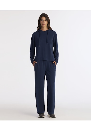 Yargıcı Regular Kapüşonlu Yaka Uzun Kol Sweatshirt 25kksw9012l 484 Lacivert