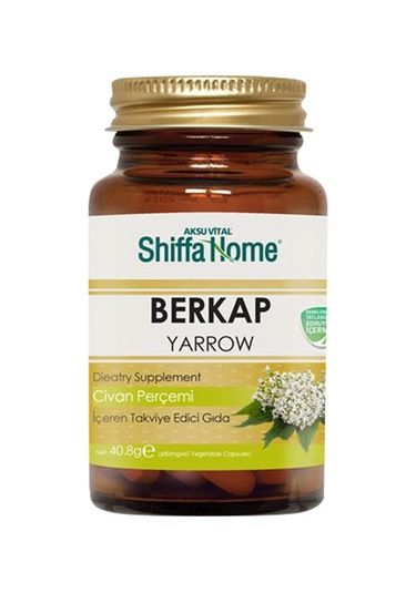 Aksu Vital Shiffa Home Berkap Yarrow Civan Perçemi 680 MG 60 Kapsül
