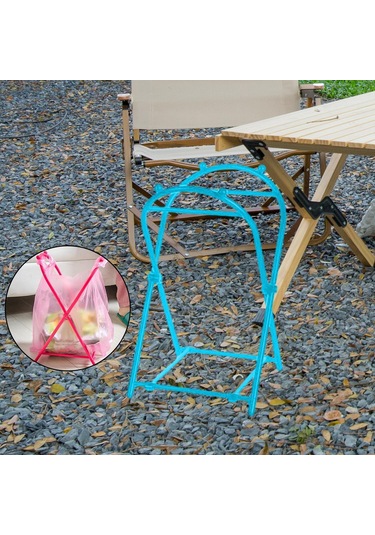 Suntek Torbası Çerçeve Hafif Bahçe Yaprakları Torbası Stand Mavi