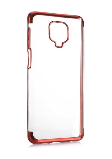 Xiaomi Redmi Note 9S Kılıf Zore Dört Köşeli Lazer Silikon Kılıf