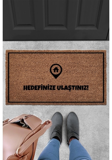 Evaşk Kapı Önü Paspası Vinil Tabanlı Kıl Ko ko Paspas Model:cc483-33