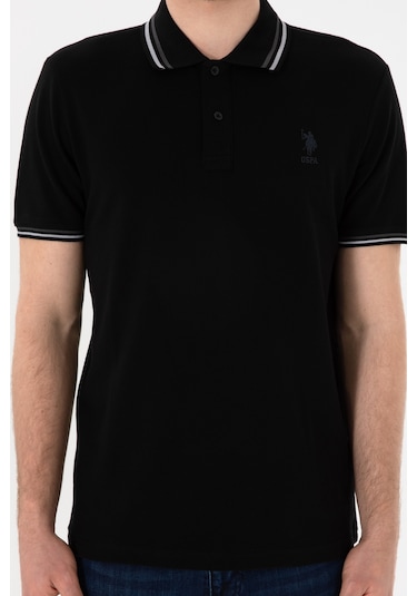 U.s. Polo Assn. Erkek Siyah Tişört Basic 50306011-vr046 Siyah