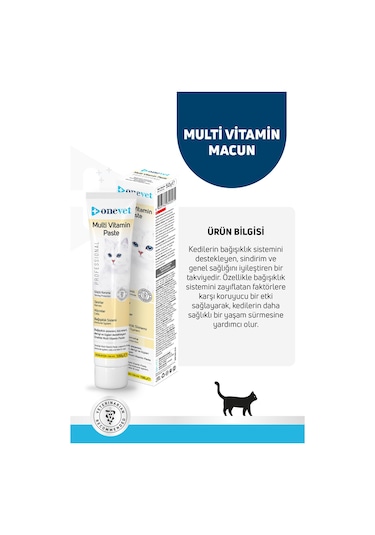Onevet Multi Vitamin Paste Kedi Maltı 100 Gr
