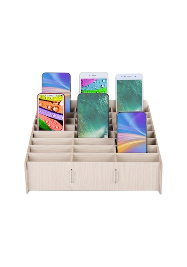 Ahşap Telefon Saklama Kutusu - Huiliang