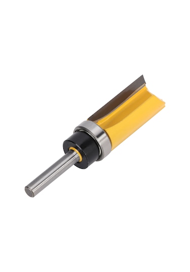 Symbee Karbon Çelik Ahşap Kesici, T Tipi Dik Kenar Tırpanlama Aracı, 6mm Saplı, 19mm Kesit, Dolgu Freze - Wardrobe Kapısı Düzelme Ve Tırpanlama İçin