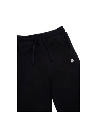 Erkek Benetton Çocuk Eşofman Altı - Siyah Siyah