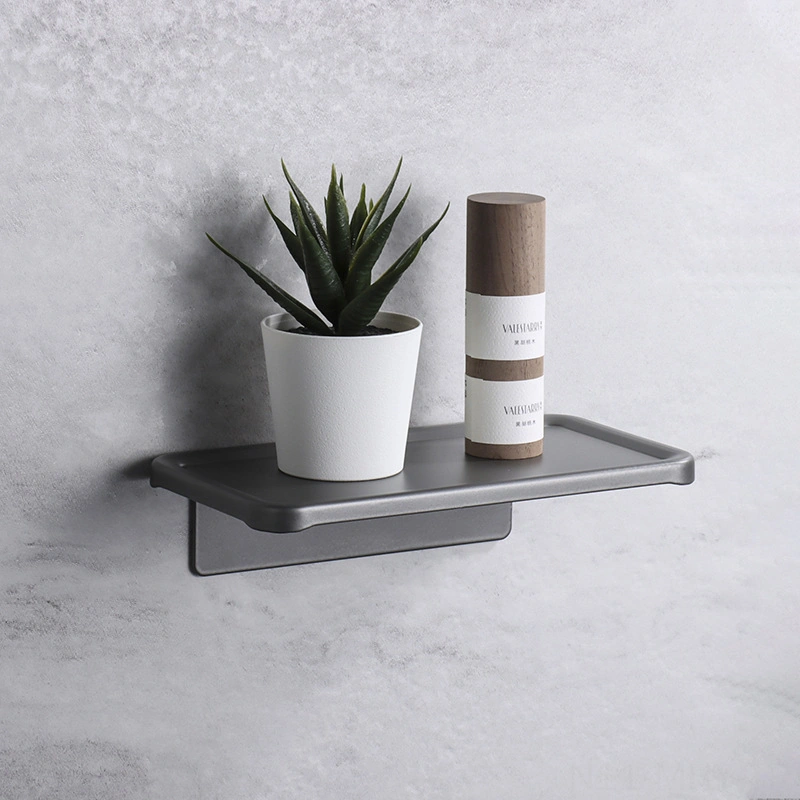 Monyee Gümüş Renkli Uzay Alüminyum Banyo Tutucu: Delme Yok/delme İki Kullanıma, Telefon Ve Tuvalet Kağıdı Saklama, Modern Minimalist Tasarım Diğer