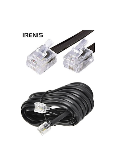 Irenis Adsl Vdsl Modem Kablosu Rj11 Kablo Köken Telefon Kablosu 3 M