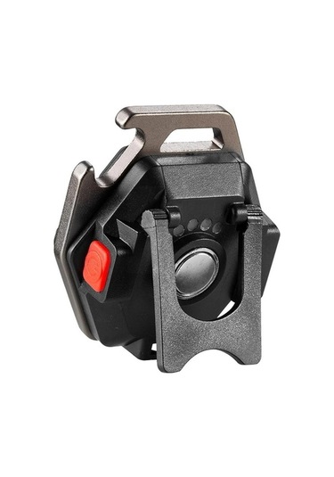 Novahub Küçük Mini El Feneri Anahtarlık Işığı - Güçlü Taşınabilir Led Işık Feneri - Ultra Hafif W5131 Siyah Siyah