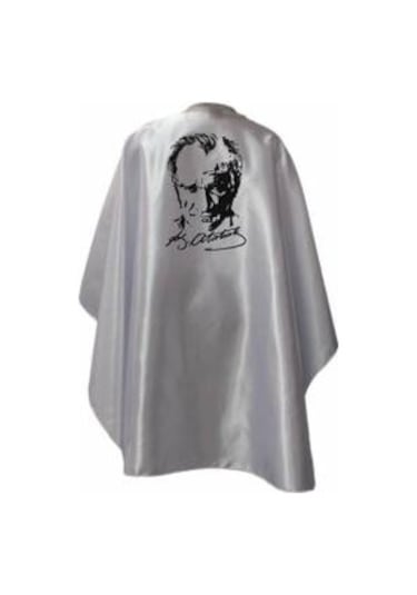 Atatürk Baskılı Beyaz Pelerin PL1239