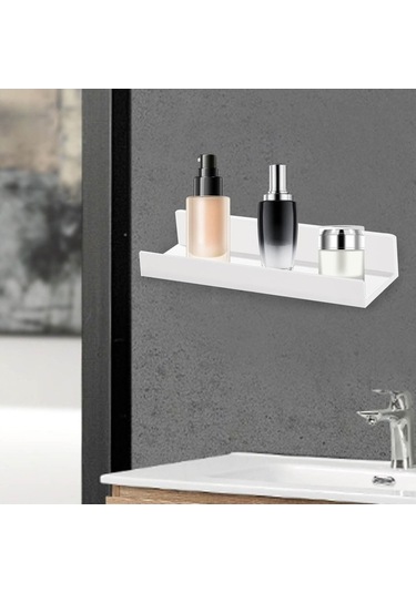 Pazly Suntek Rafı Organizatör Fonksiyonlu Depolama Çok Banyo Qr Beyaz