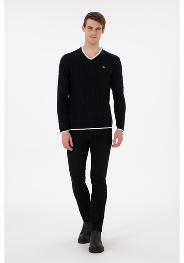 U.s. Polo Assn. Erkek Lacivert Kazak /triko 50297083-vr033 Lacivert