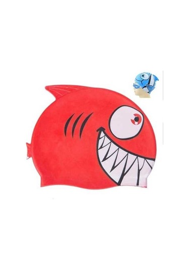 Dm Küçük Balık Desenli Çocuk Dalış Şapkası Silikon Kulak Koruma Yüzme Şapkası M Çok Renkli